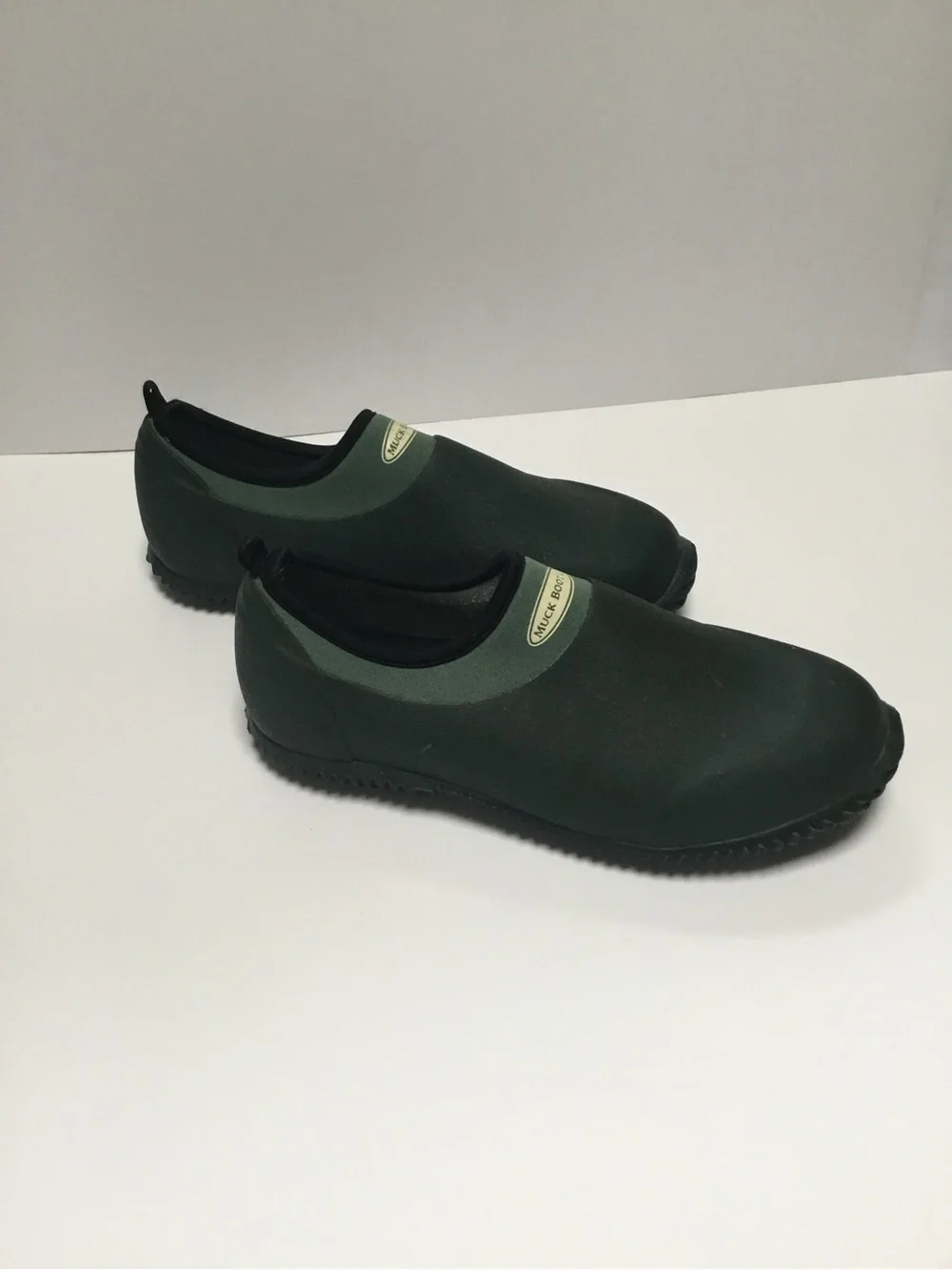 Men's Slip-On Waterproof Rain & Snow Shoes in Dark Green
